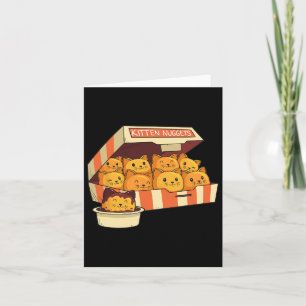 Cartão Gatinhos Nuggets Gatos Engraçados E Nuggets De Fra