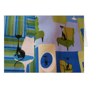 Cartão Gatinhos retros