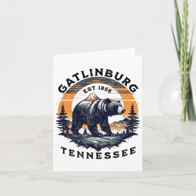 Cartão Gatlinburg (Frente)