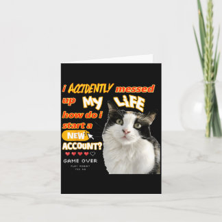 Cartão Gato Acidentalmente Arruinou Minha Vida Como Começ