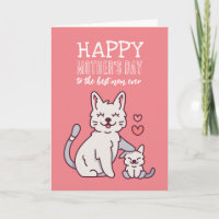Gato bonito Mãe Cartografia Animal Dia de as mães