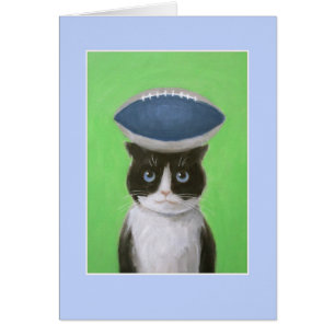 Cartão Gato com Ball