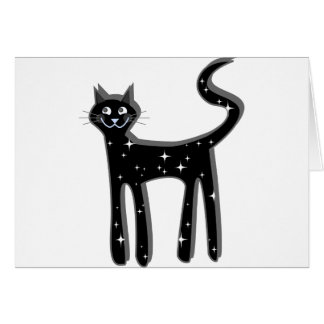 Cartão Gato da estrela