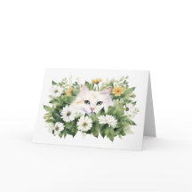 Gato De Aquarela Em Disias