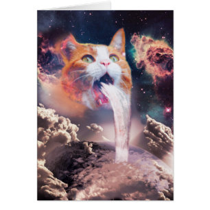 Cartão Gato de cachoeira