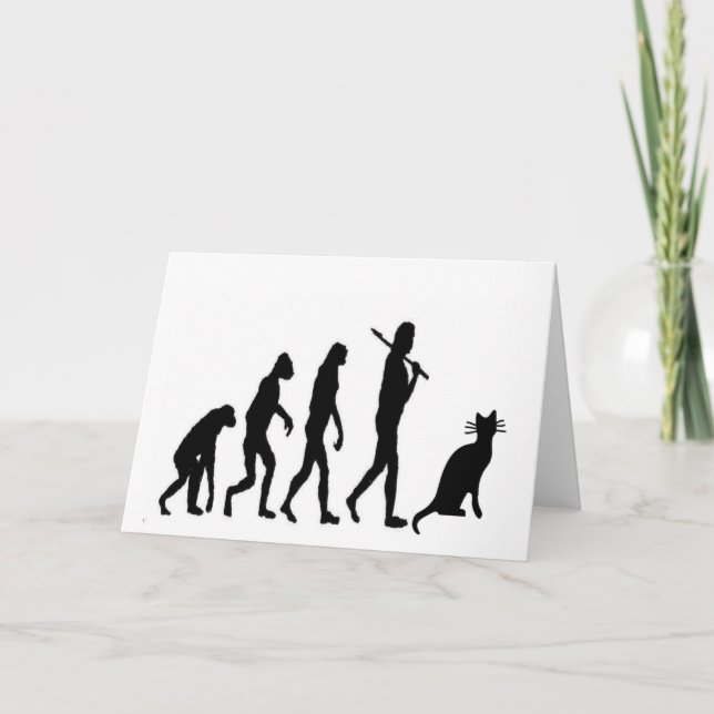 Cartão Gato de Evoulation "Nós Acreditamos" - Amantes de  (Frente)