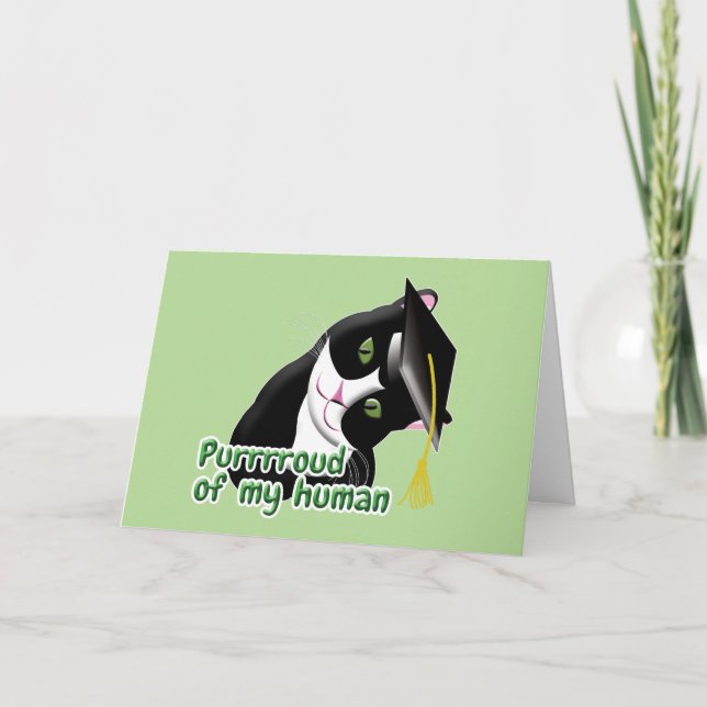 Cartão Gato de Graduação (Frente)