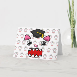 Cartão Gato de Graduação Animado