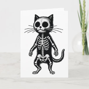 Cartão Gato de Meditação Pose de Yoga Animal Relaxante