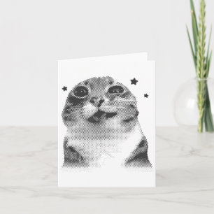 Cartão Gato de Memória de Gatinho de Gatinho, Retro Y2k, 