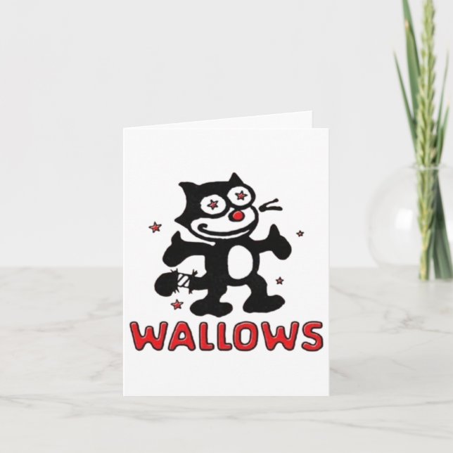 Cartão Gato de Wallows (Frente)