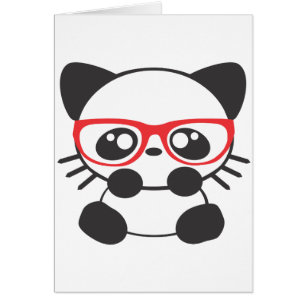 Cartão Gato do nerd