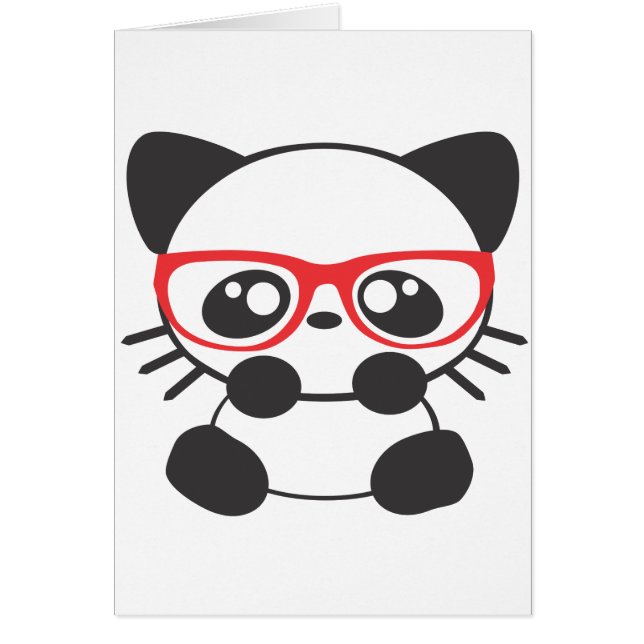 Cartão Gato do nerd (Frente)