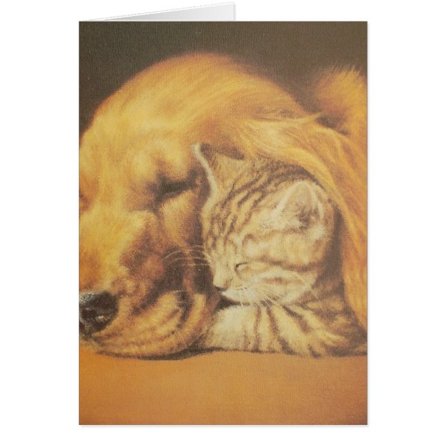 Cartão Gato e Cão (Frente)