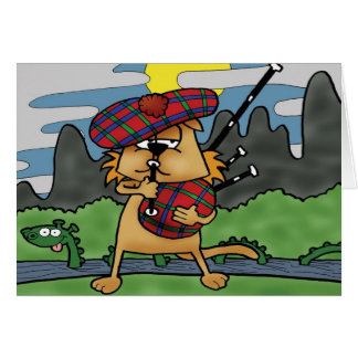 Cartão Gato em Scotland