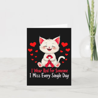 Cartão Gato Engraçado Eu Visto Vermelho Por Alguém Que Si