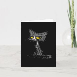 Cartão Gato Gatinho Será Que Eu Rolei Meus Olhos Em Voz A