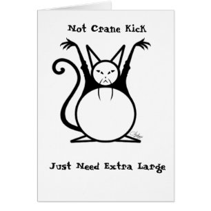 Cartão Gato Gordo Mestre