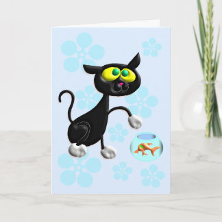 Cartão Gato Inocente