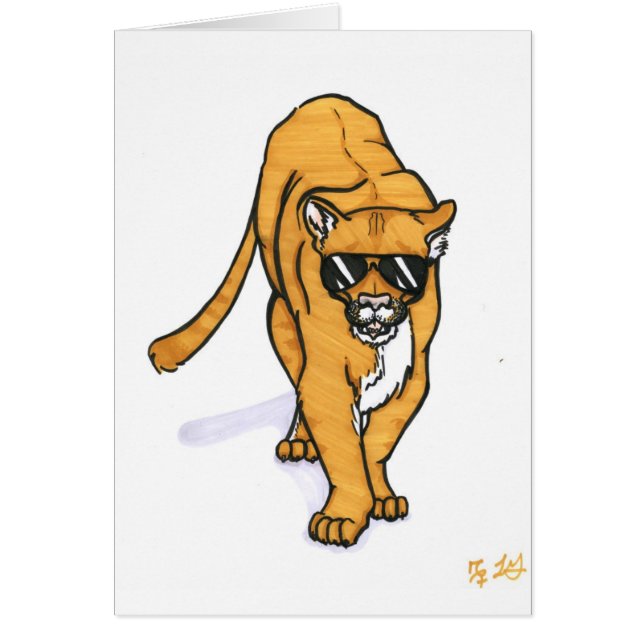 Cartão gato legal (Frente)