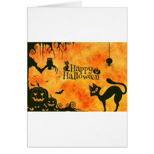 Cartão gato malhado