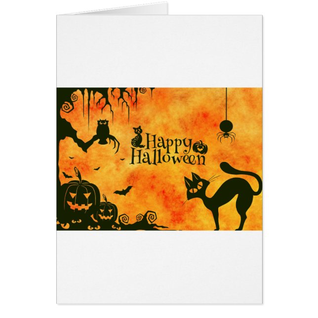 Cartão gato malhado (Frente)