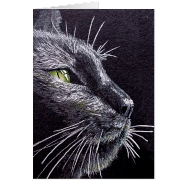 Cartão Gato Negro (Frente)