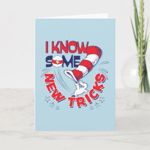 Cartão Gato No Chapéu Eu Conheço Alguns Truques Novos