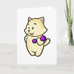 Cartão Gato no treino de Bíceps com Halter