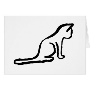 Cartão Gato pequeno