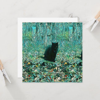 Cartão Gato Preto