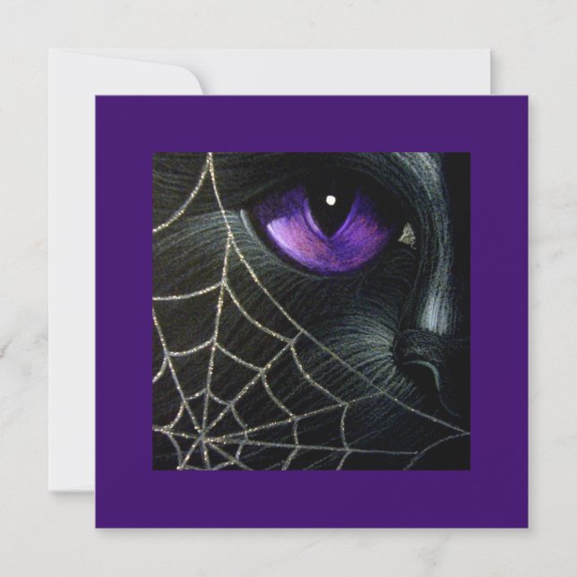 CARTÃO GATO PRETO E SPIDER PERSONALIZAM A PLACA DE MEIO (Frente)