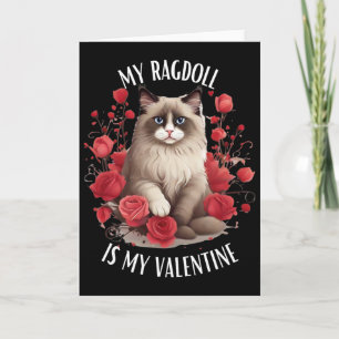 Cartão Gato Ragdoll é meu namorado