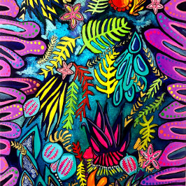 Cartão Gato segurando um cobertor arco-íris