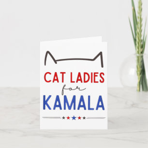 Cartão Gato-Senhoras Para O Tarado De Gato De Kamala Engr