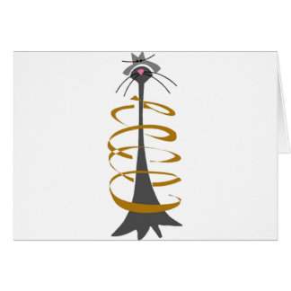 Cartão Gato Siamese de Brown