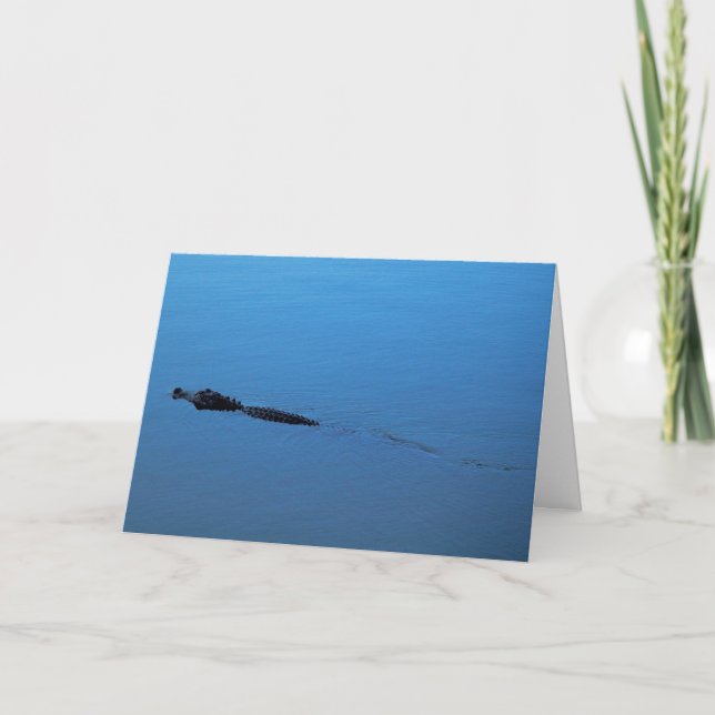 Cartão Gator Trail Card - Personalizável (Frente)