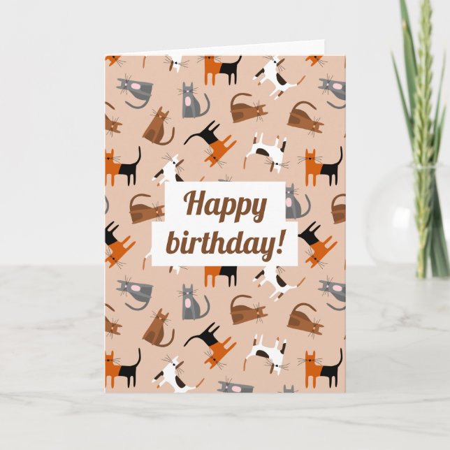 Cartão Gatos (Frente)