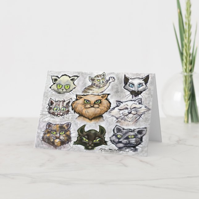 Cartão Gatos (Frente)