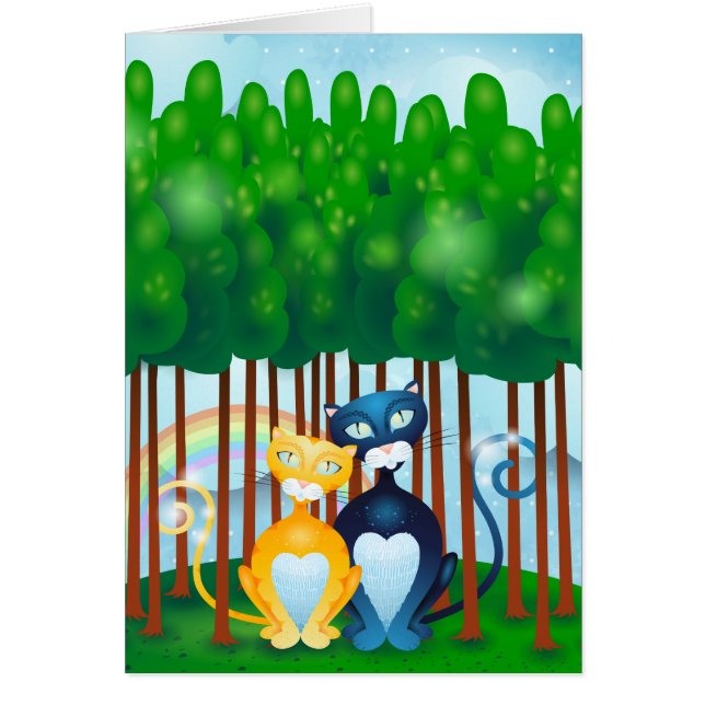 Cartão Gatos (Frente)