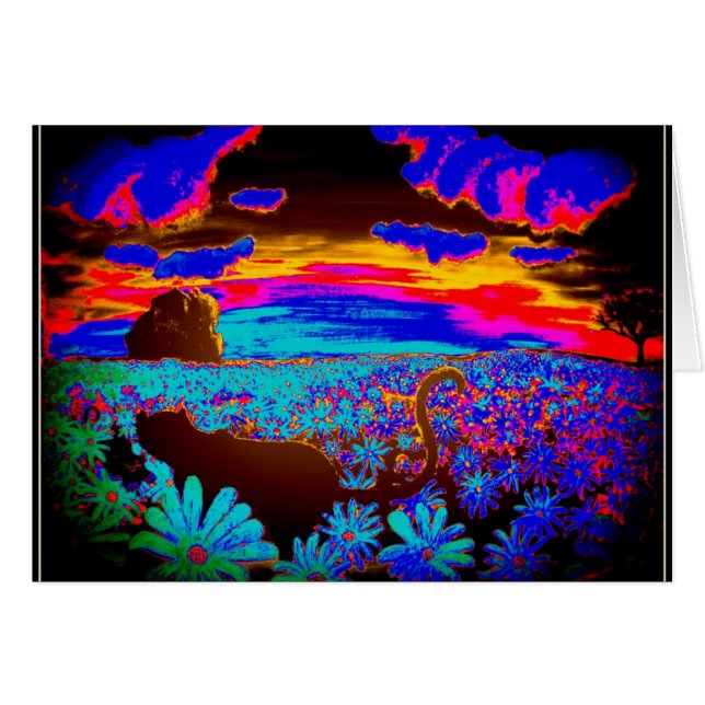 Cartão Gatos 2 (Frente Horizontal)