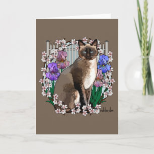 Cartão Gatos costeiros - Primavera