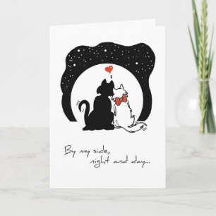Cartão Gatos de Aniversário