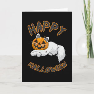 Cartão Gatos de Gato Halloween Gatinhos Gatinhos Pumpkin