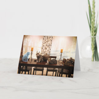 Cartão Gatos de Halloween