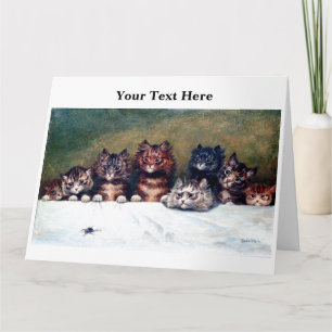 Cartão Gatos de Louis Wain 3