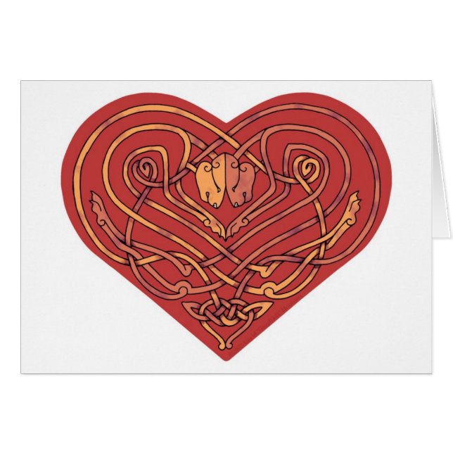 Cartão Gatos do amor (Frente Horizontal)