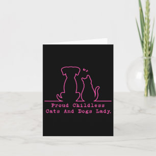 Cartão Gatos E Cachorros Inofensos Lady Vintage Mulheres