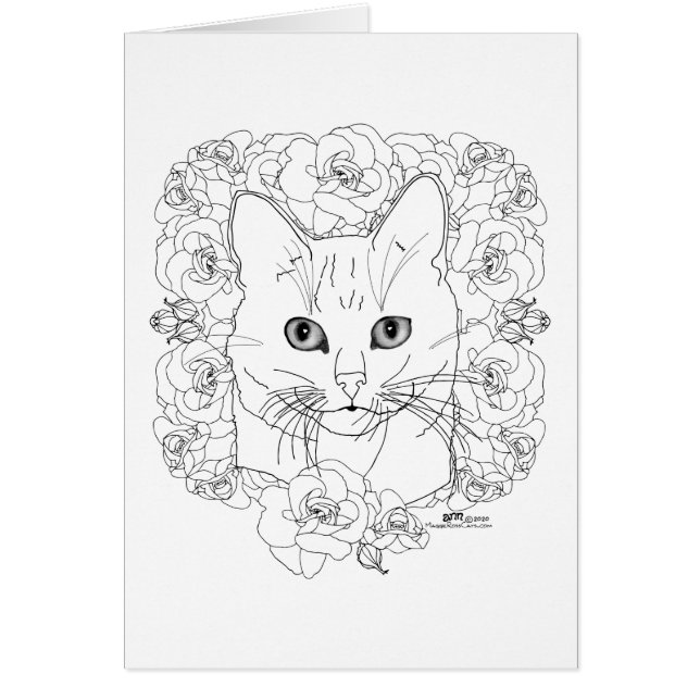 Cartão Gatos Felizes e Agradecidos (Frente)