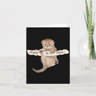 Cartão Gatos Humorísticos Gatos Bonitos Seguem Ali Motiva